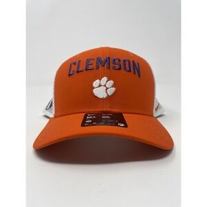 Nike Clemson Tigers Snapback Hat Orange Purple White Rise Trucker Cap New